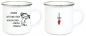 Preview: ♥ Tasse Emailletasse Strichmännchen Papa ... Name,  Wunschname, Dankeschön, Abschied, Jubiläum, Geschenk, Becher von Lüttentüddel